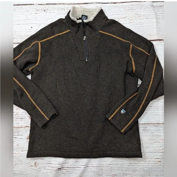 Kuhl Alfpaca Pullover Fleece 1/4 Zip M - Picture 1 of 5